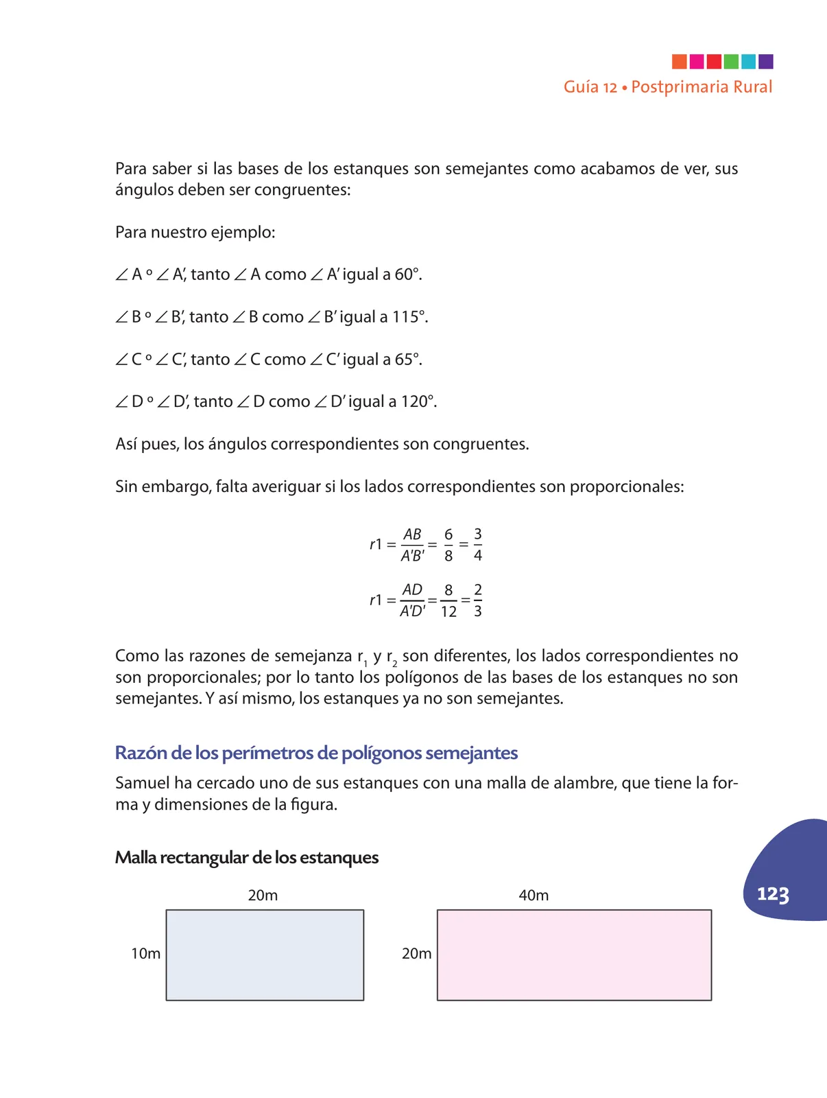Página 124 de Matematica 9° · Postprimaria