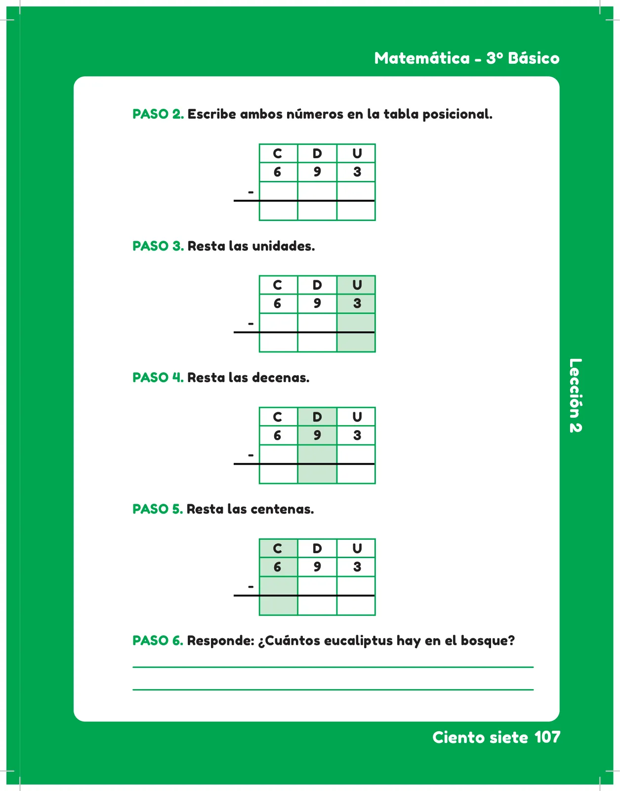 Miniatura página 109 de Sumo Primero – Tercero Básico | Texto del Estudiante MINEDUC – Descargar PDF · 2024