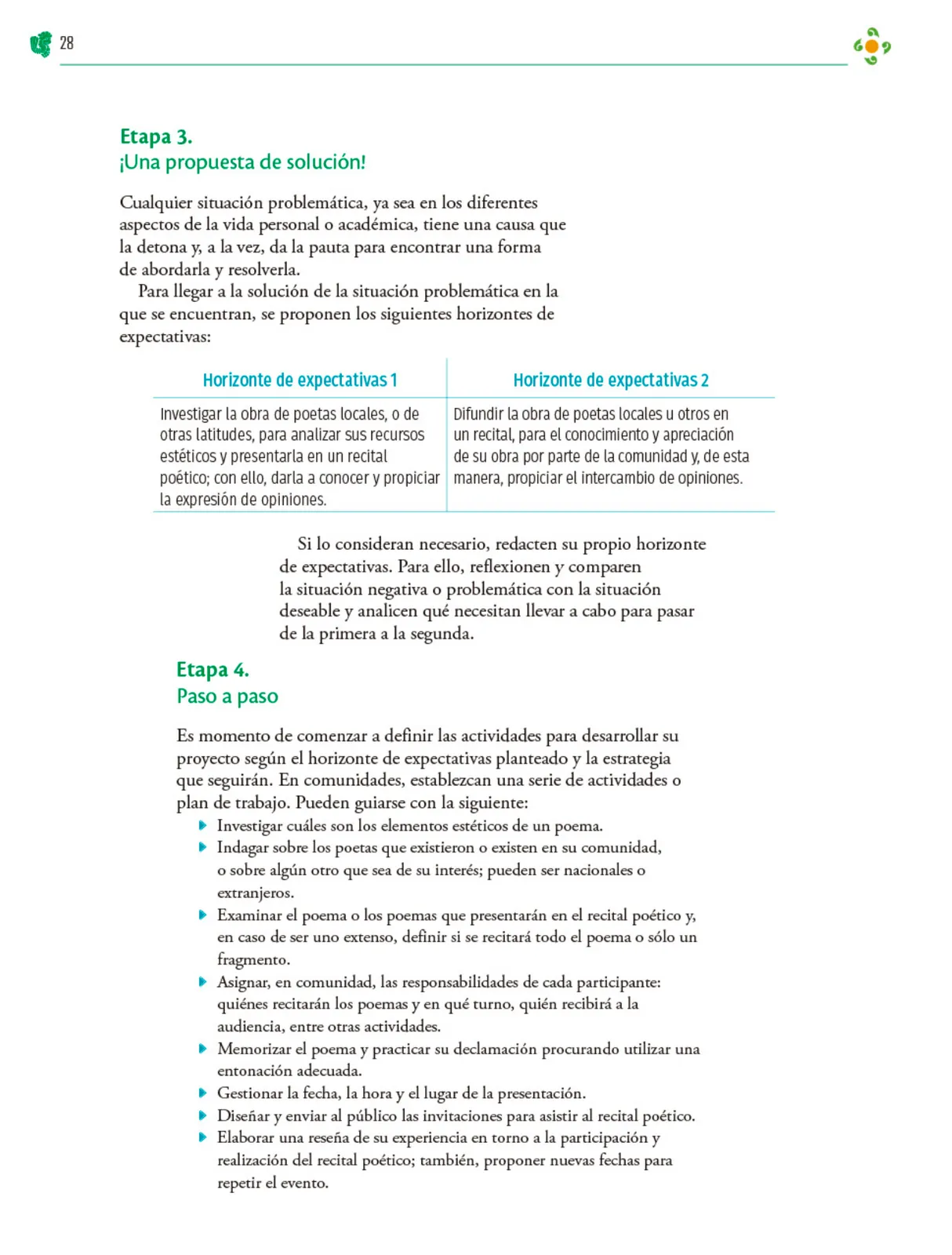 Página 29 de Colección Sk´asolil. Nuestro libro de Proyectos. Tomo II. Libro de Educación Telesecundaria Grado 2° Ciclo Escolar 2025 - 2026