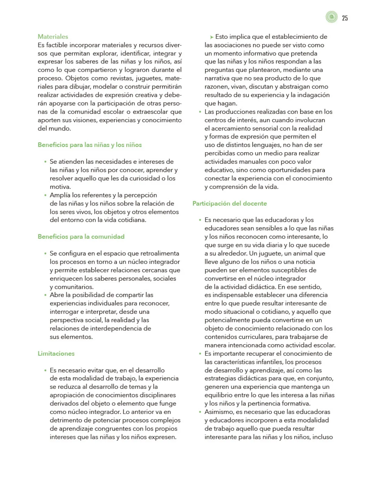 Página 26 de Modalidades de trabajo para la acción transformadora y el codiseño Libro de Educación Preescolar Grado 1°, 2°, 3° Ciclo Escolar 2025 - 2026