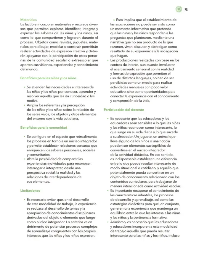 Página 26 de Modalidades de trabajo para la acción transformadora y el codiseño Libro de Educación Preescolar Grado 1°, 2°, 3° Ciclo Escolar 2025 - 2026