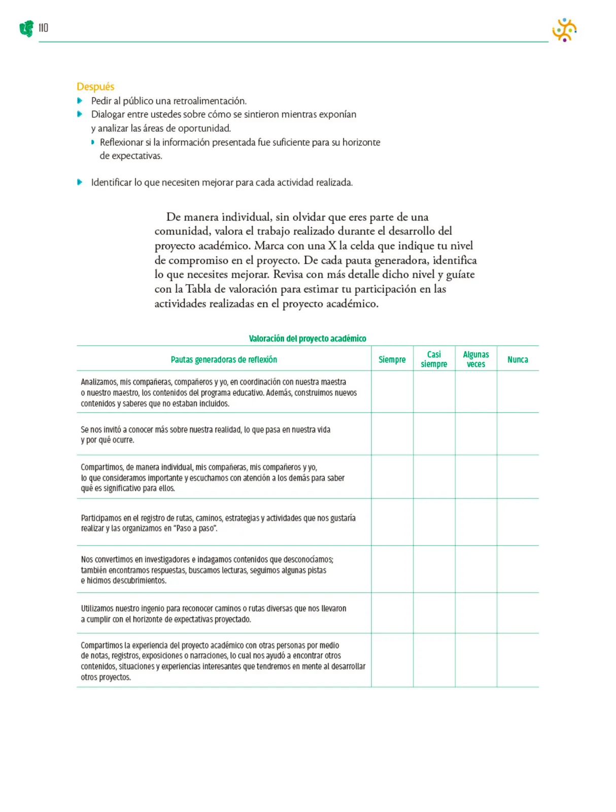 Página 111 de Colección Sk´asolil. Nuestro libro de Proyectos. Tomo II. Libro de Educación Telesecundaria Grado 2° Ciclo Escolar 2025 - 2026