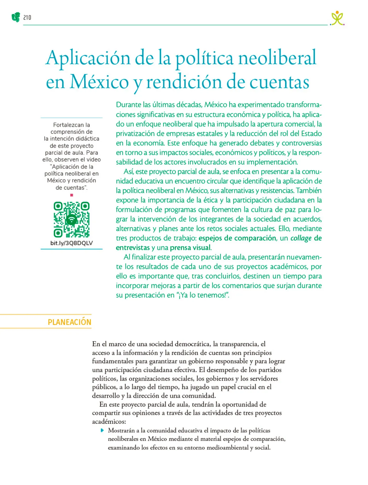 Página 211 de Colección Sk´asolil. Nuestro libro de Proyectos.  Tomo III.  Libro de Educación Telesecundaria Grado 2°  Ciclo Escolar 2025 - 2026