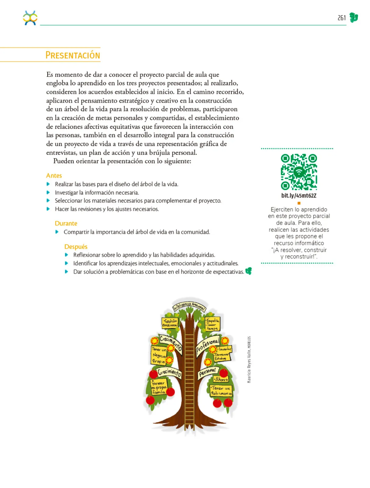 Página 262 de Colección Sk´asolil. Nuestro libro de Proyectos. Tomo I. Libro de Educación Telesecundaria Grado 2° Ciclo Escolar 2025 - 2026