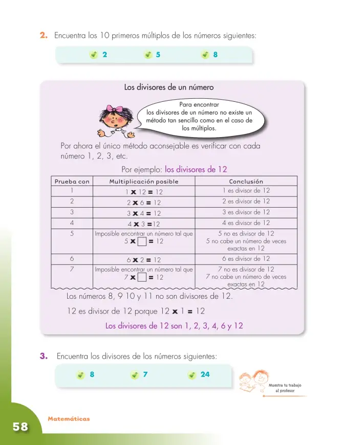 Página 58 de Matematica 3° · Cartilla 02
