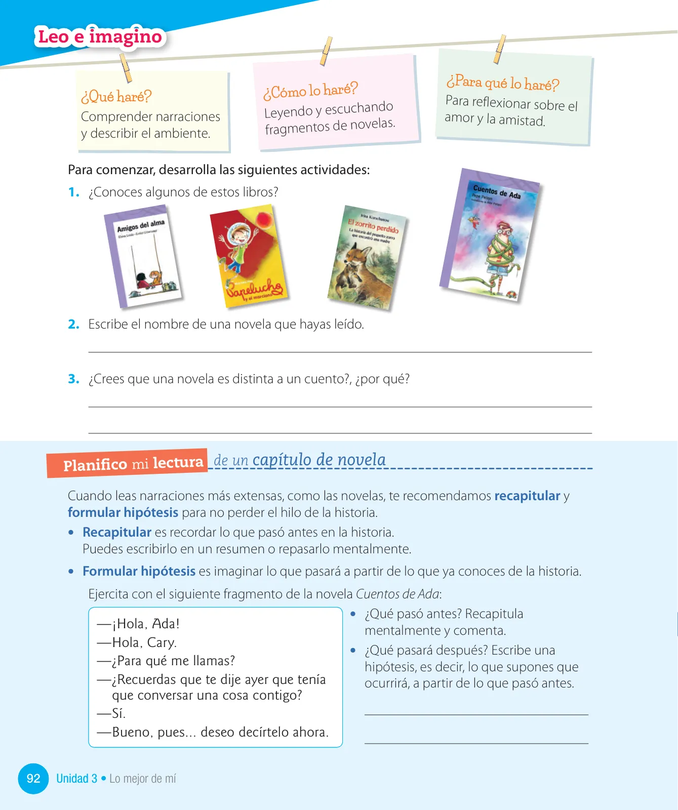 Página 94 de Lenguaje y Comunicación – Tercero Básico | Texto del Estudiante MINEDUC – Descargar PDF · 2024