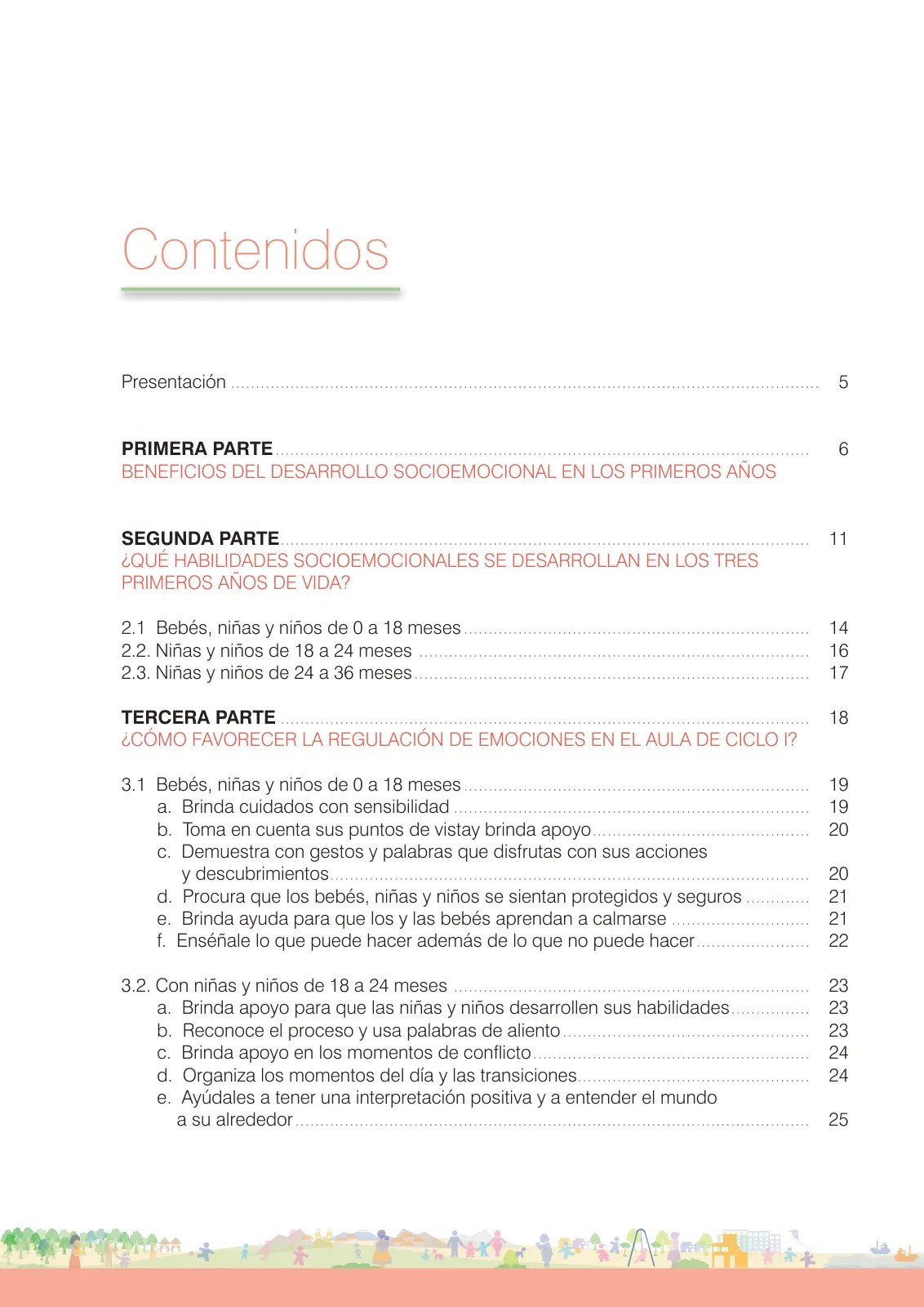 Miniatura página 5 de Regulación de emociones. Cartilla con orientaciones para el Ciclo I de Educación Inicial · 2024
