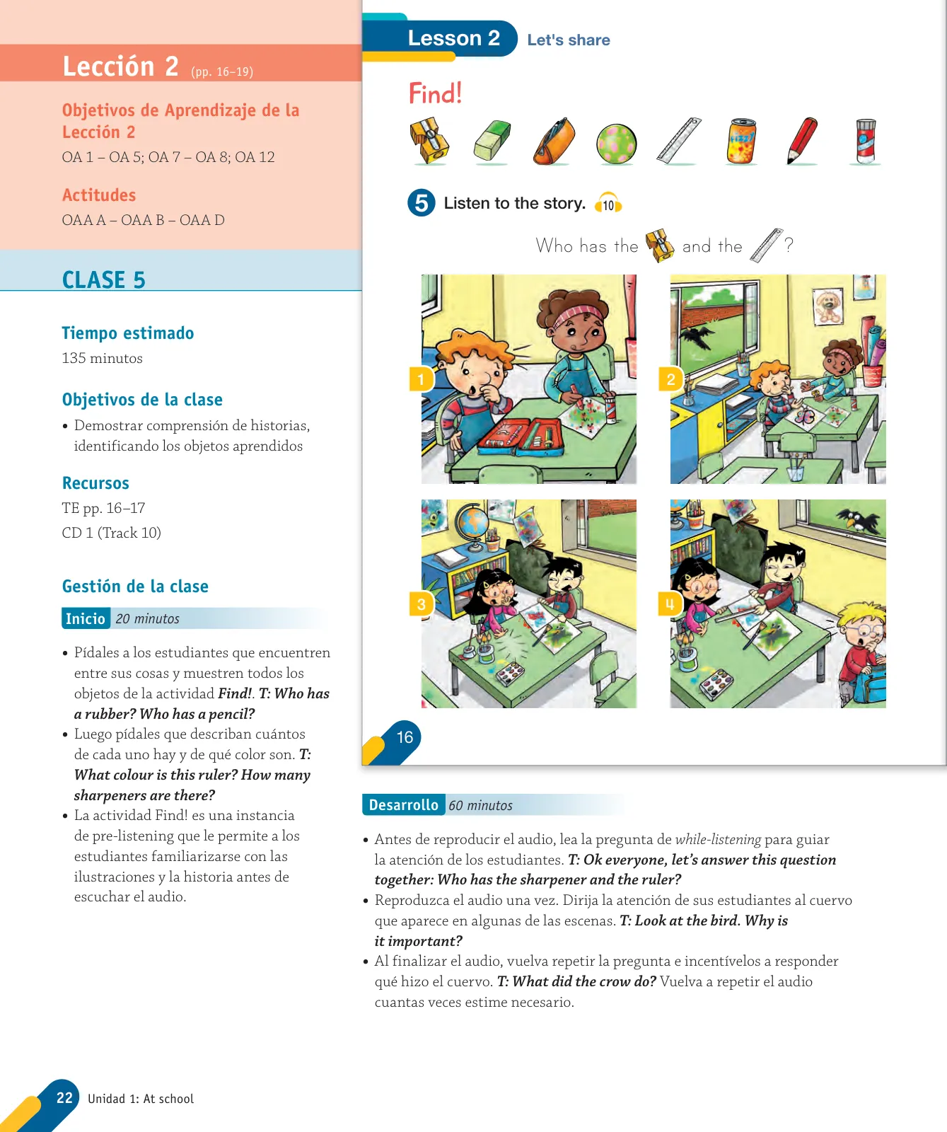 Página 24 de Inglés – Primero Básico | Student’s Book MINEDUC – Descargar PDF · 2024