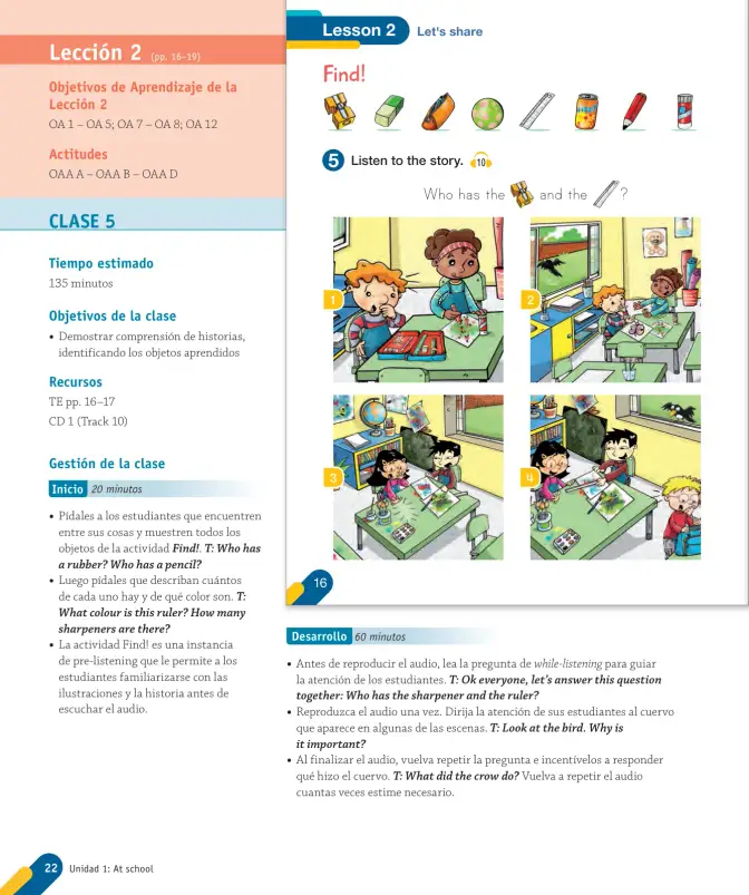 Página 24 de Inglés – Primero Básico | Student’s Book MINEDUC – Descargar PDF · 2024