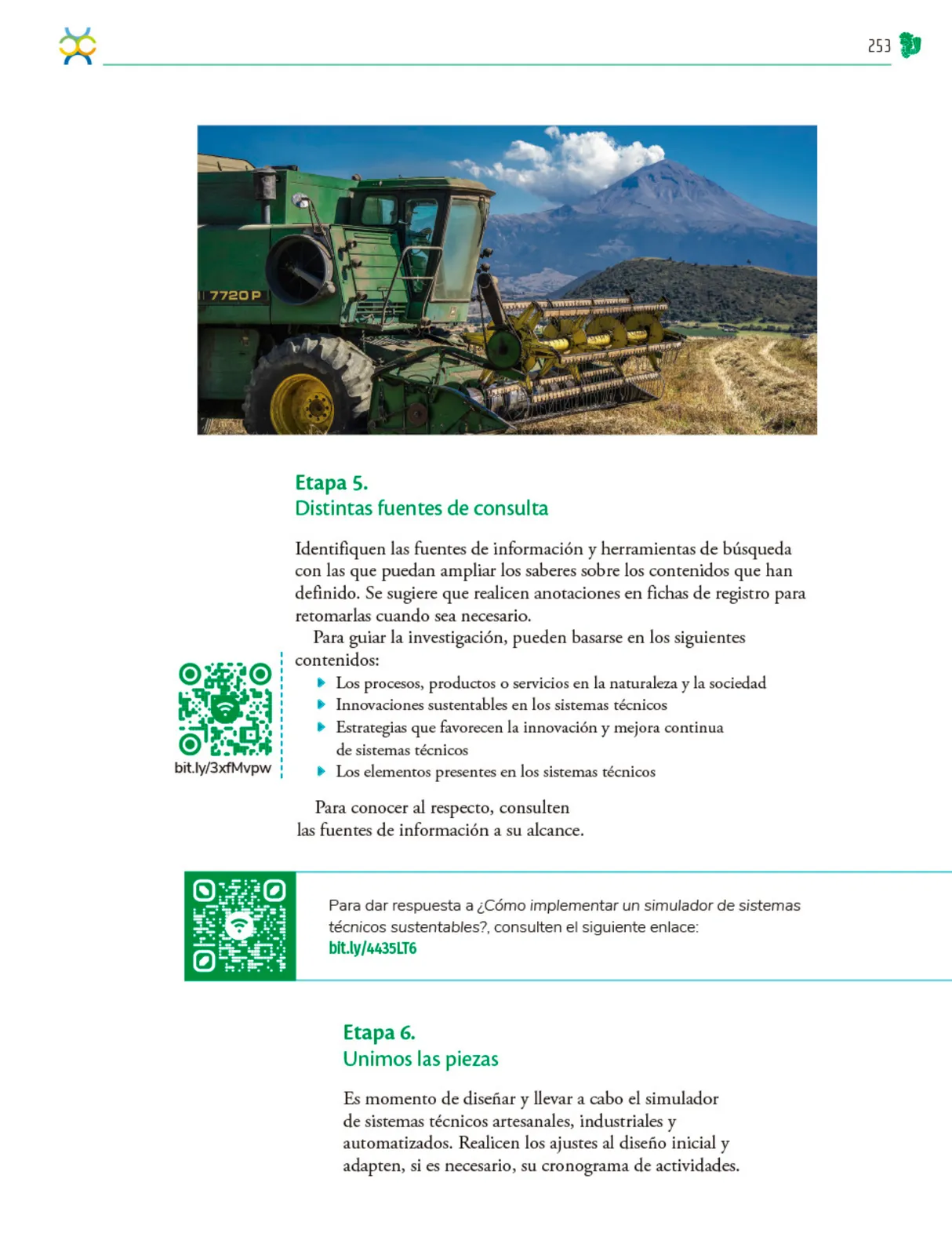 Página 254 de Colección Sk´asolil. Nuestro libro de Proyectos.  Tomo III.  Libro de Educación Telesecundaria Grado 2°  Ciclo Escolar 2025 - 2026