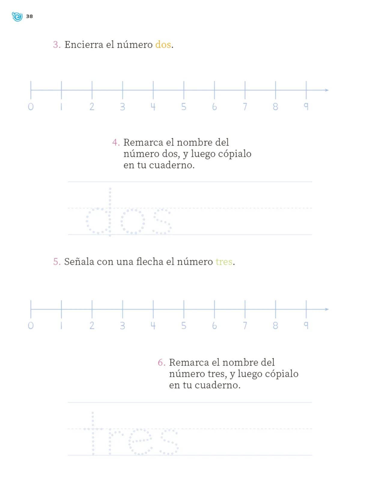 Página 39 de Múltiples lenguajes. Trazos y números. Libro de Educación Primaria Grado 1° Ciclo Escolar 2025 - 2026