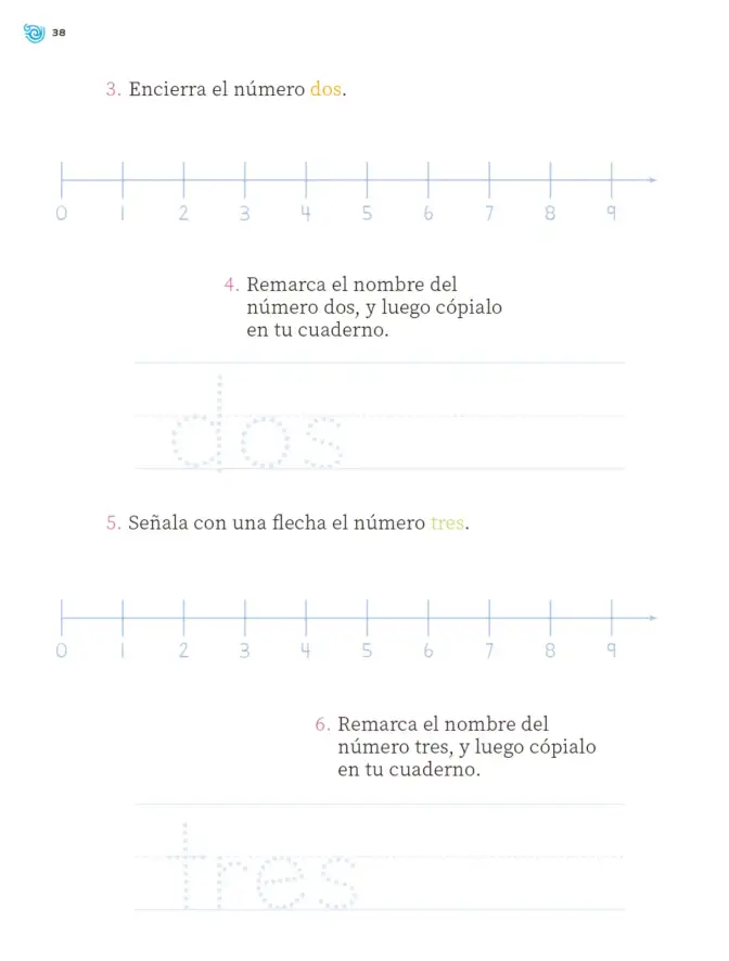 Página 39 de Múltiples lenguajes. Trazos y números. Libro de Educación Primaria Grado 1° Ciclo Escolar 2025 - 2026