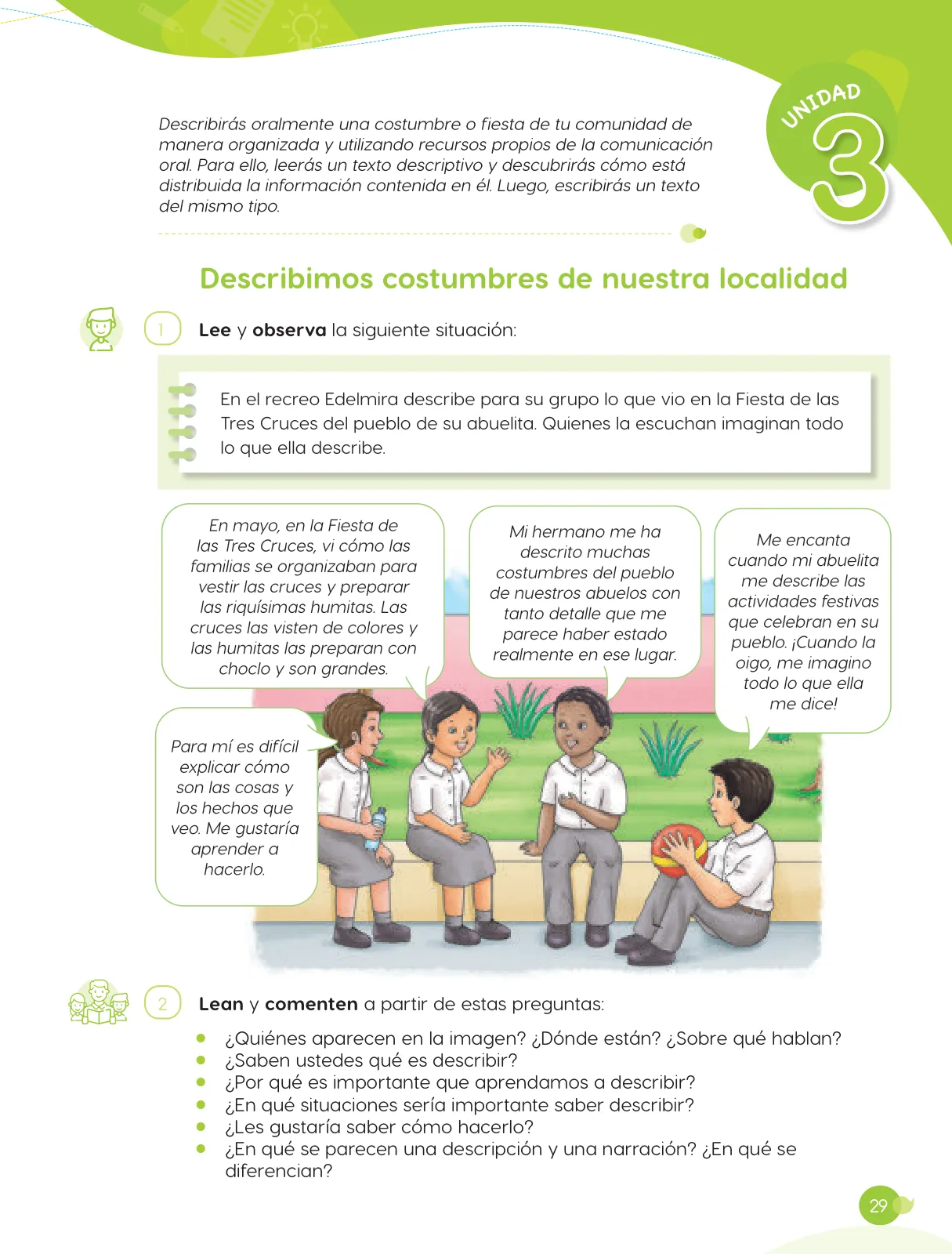 Miniatura página 31 de Cuadernillo de Comunicación 5. Quinto grado de Primaria · 2024