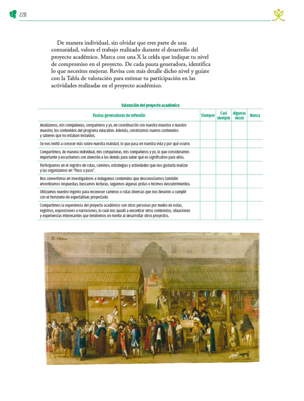 Miniatura página 221 de Colección Sk´asolil. Nuestro libro de Proyectos. Tomo I.    Libro de Educación Telesecundaria Grado 2°  Ciclo Escolar 2025 - 2026