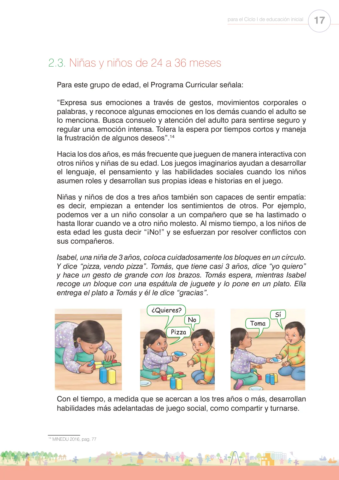 Página 19 de Regulación de emociones. Cartilla con orientaciones para el Ciclo I de Educación Inicial · 2024