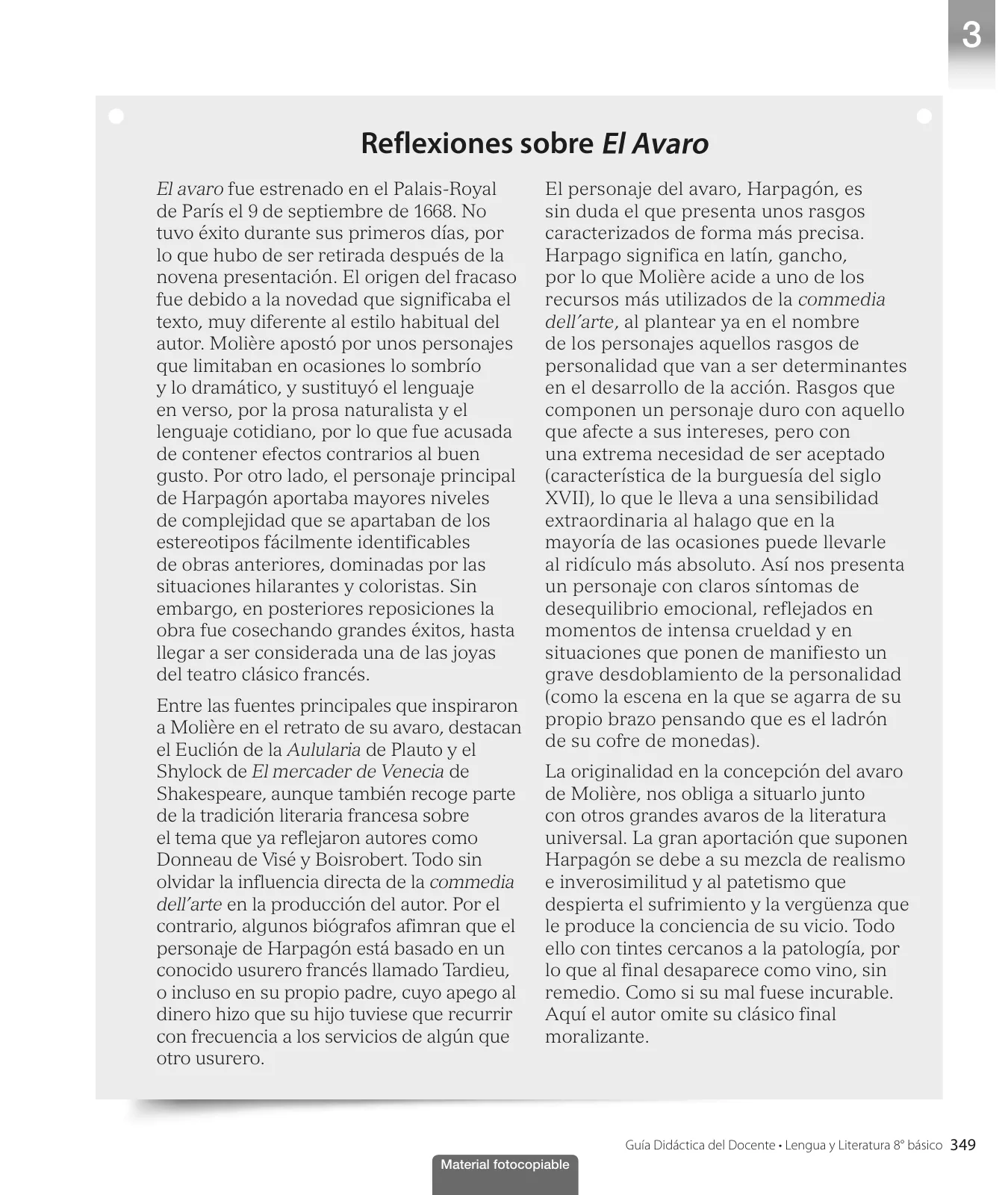 Página 121 de Lengua y Literatura – Octavo Básico | Texto del Estudiante MINEDUC – Descargar PDF · 2024