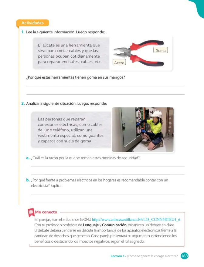 Página 165 de Libro de Ciencias Naturales – Quinto Básico | Texto del Estudiante MINEDUC – Descargar PDF · 2024