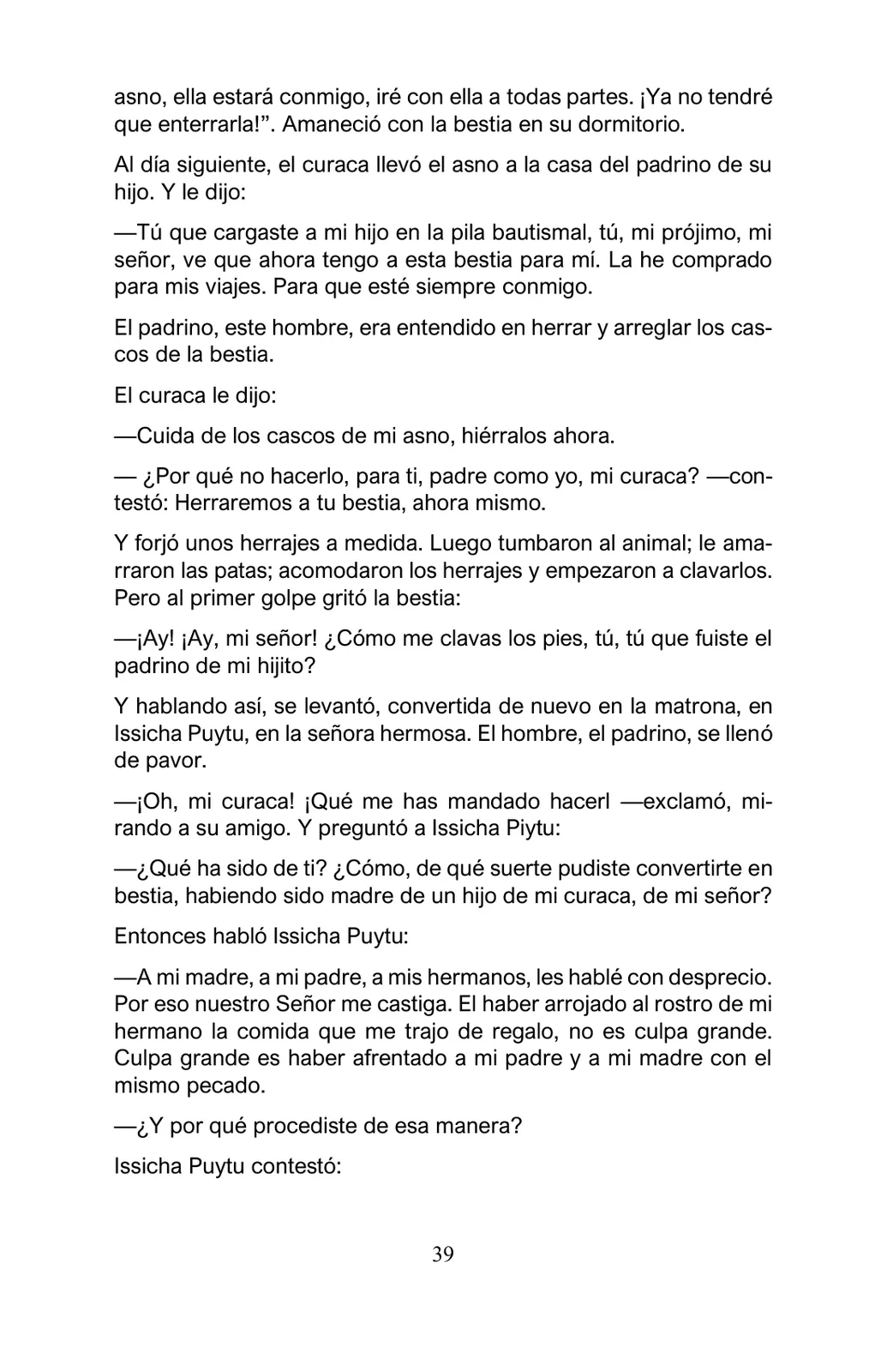 Miniatura página 39 de Arguedas, entre el fuego y el amor : textos seleccionados para estudiantes de Educación Básica · 2021