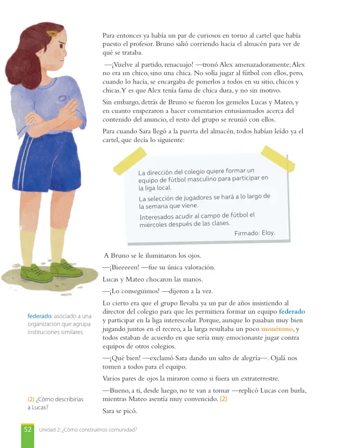 Página 54 de Libro de Lengua y Literatura – Séptimo Básico | Texto del Estudiante MINEDUC – Descargar PDF · 2024