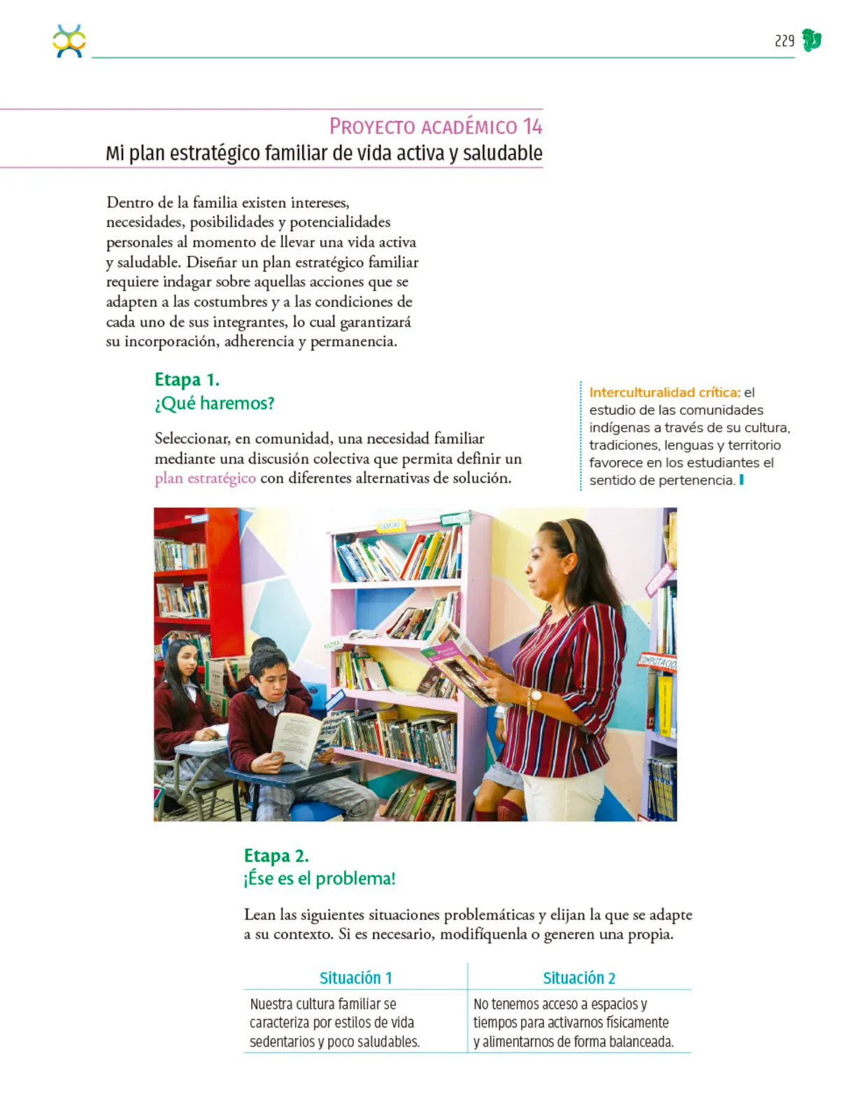Miniatura página 230 de Colección Ximhai. Nuestro libro de Proyectos.  Tomo III.  Libro de Educación Telesecundaria Grado 1°  Ciclo Escolar 2025 - 2026