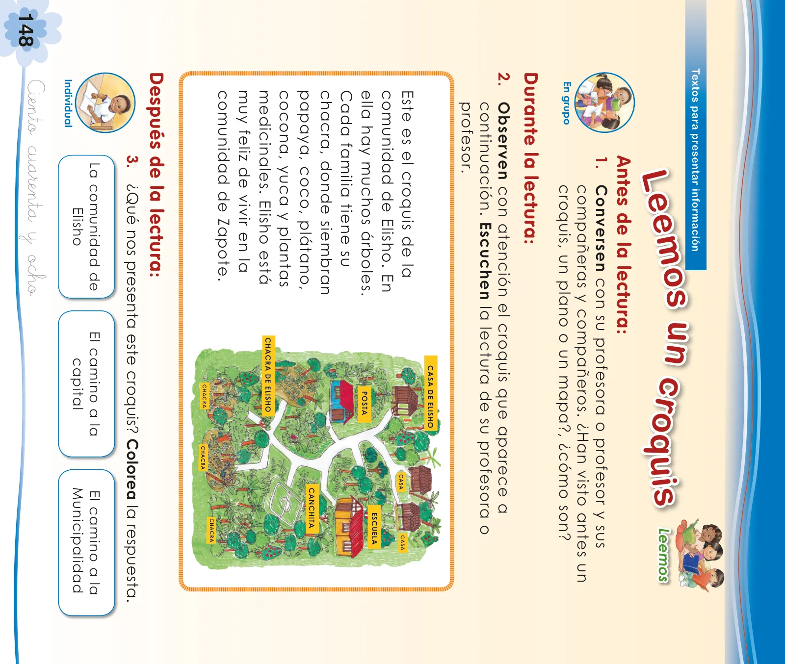 Página 150 de Comunicación 1 : cuaderno de trabajo para primer grado de Educación Primaria 2019 · 2019
