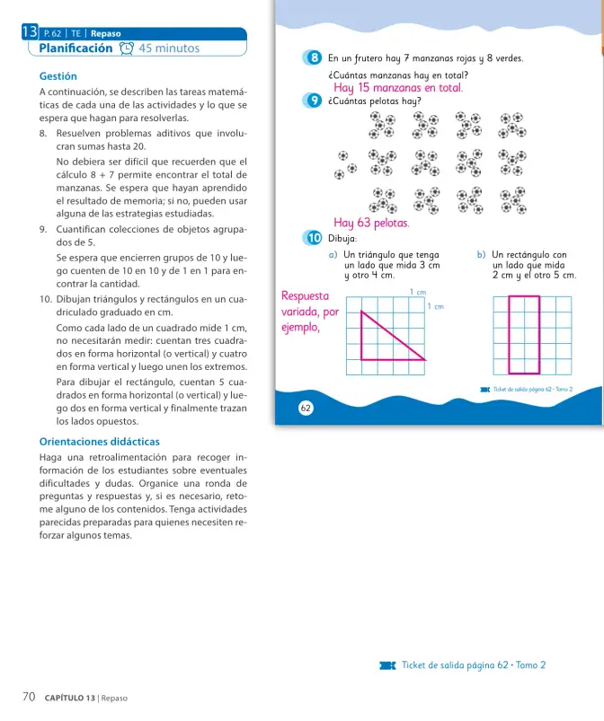 Página 72 de Sumo Primero – Segundo Básico | Texto del Estudiante MINEDUC – Descargar PDF · 2024