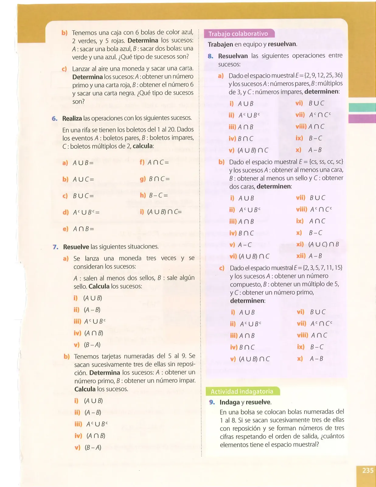 Página 235 de Matematica · 10 EGB · 2025