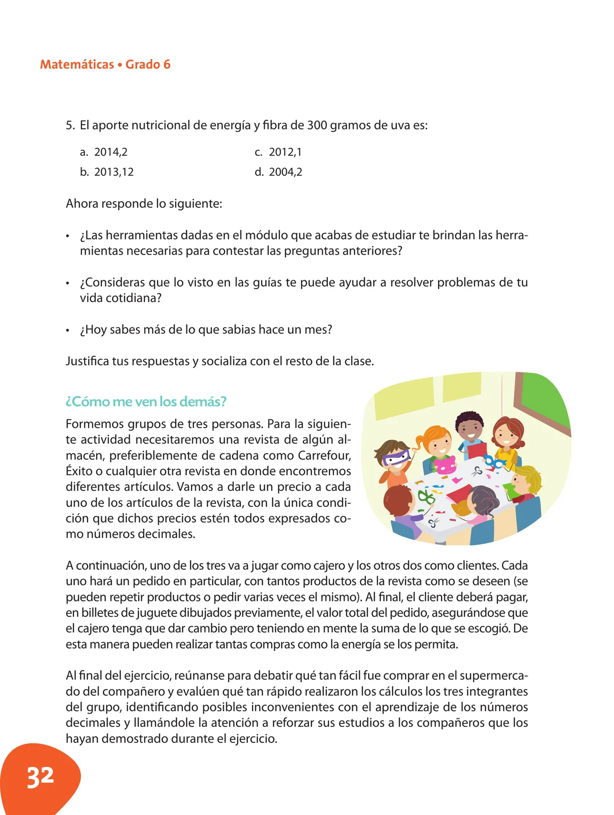 Página 33 de Matematica 6° · Postprimaria