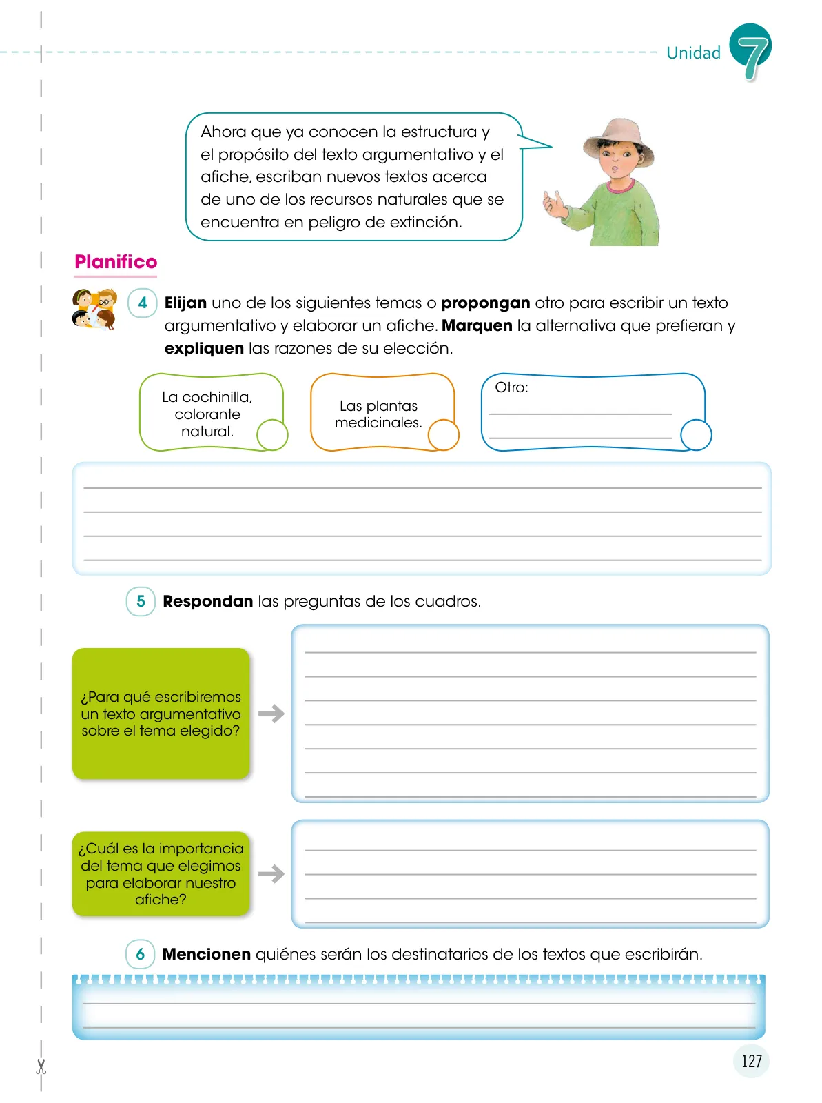 Página 128 de Comunicación 6 : cuaderno de trabajo para sexto grado de Educación Primaria 2019 · 2019