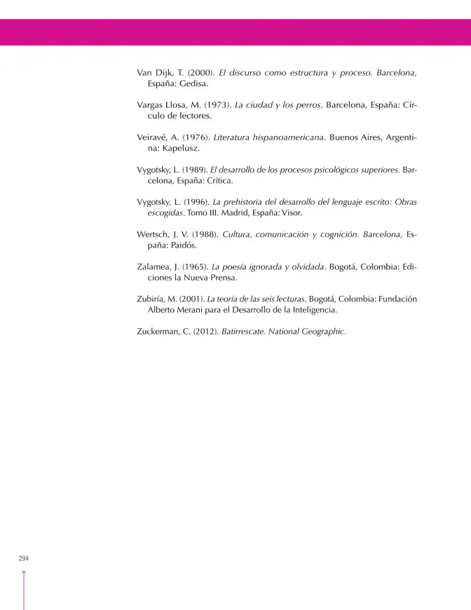 Página 294 de Lenguaje 9° · Secundaria Activa