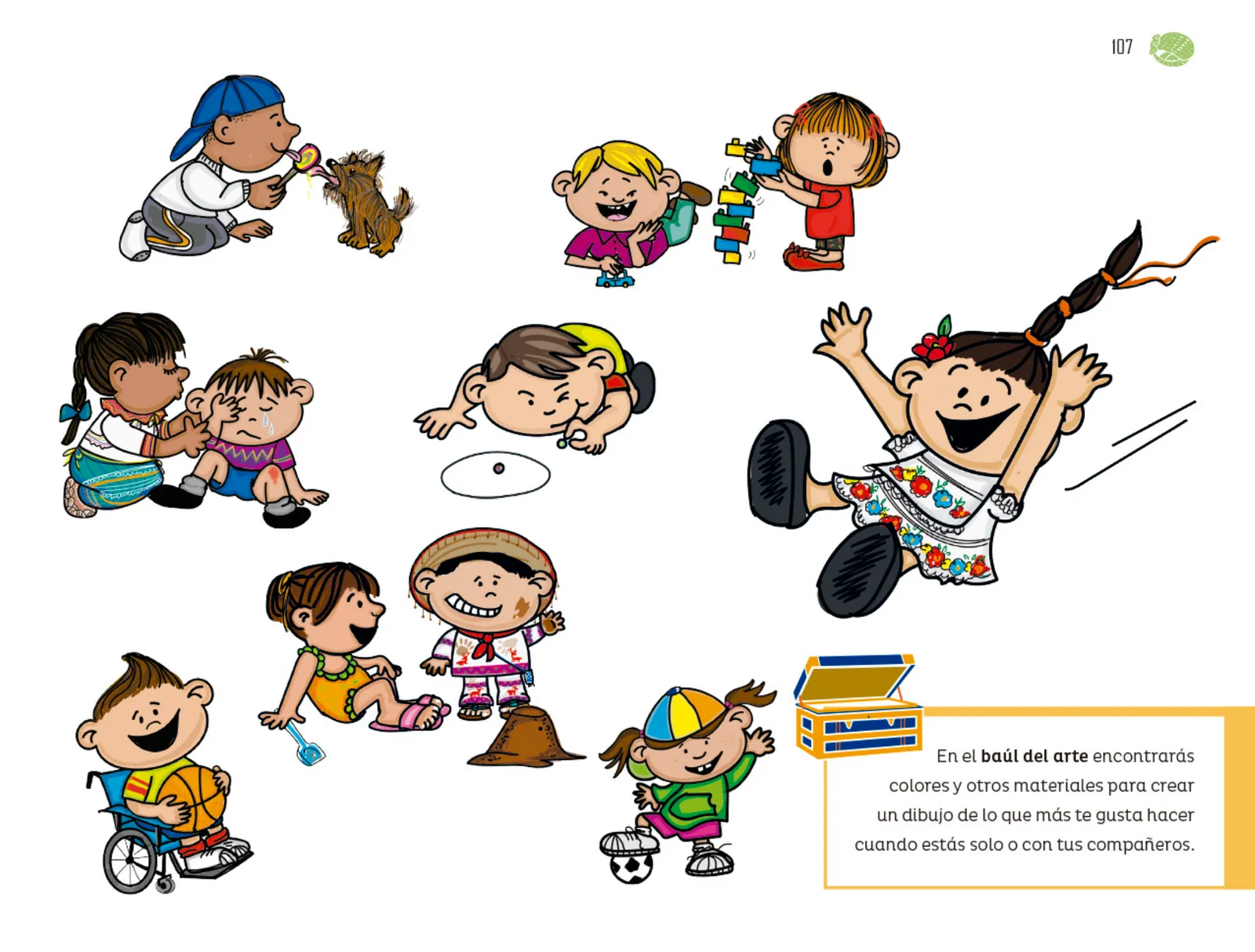 Página 108 de Múltiples lenguajes. Libro de Educación Preescolar Grado 1° Ciclo Escolar 2025 - 2026