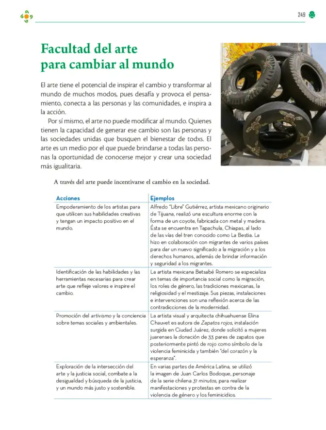Página 250 de Colección Nanahuatzin. Lenguajes. Libro de Educación Telesecundaria Grado 3° Ciclo Escolar 2025 - 2026