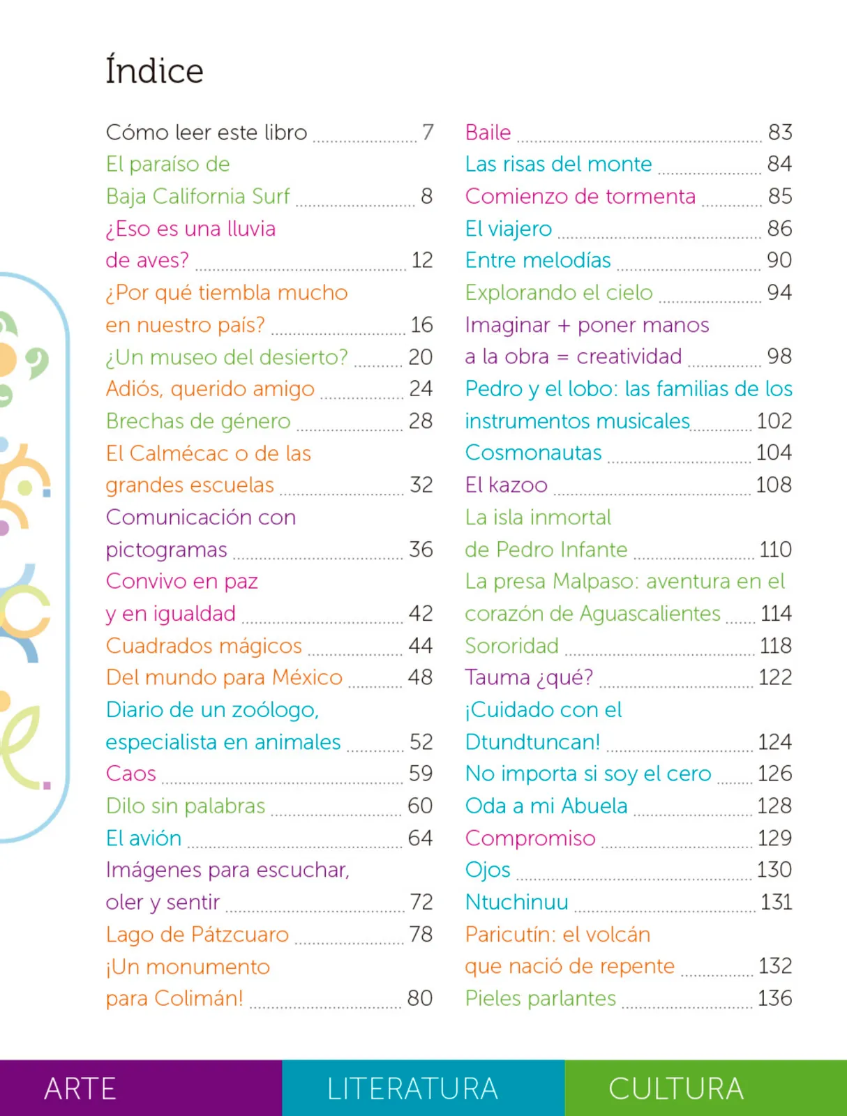 Página 5 de Múltiples lenguajes. Libro de Educación Primaria Grado 5° Ciclo Escolar 2025 - 2026
