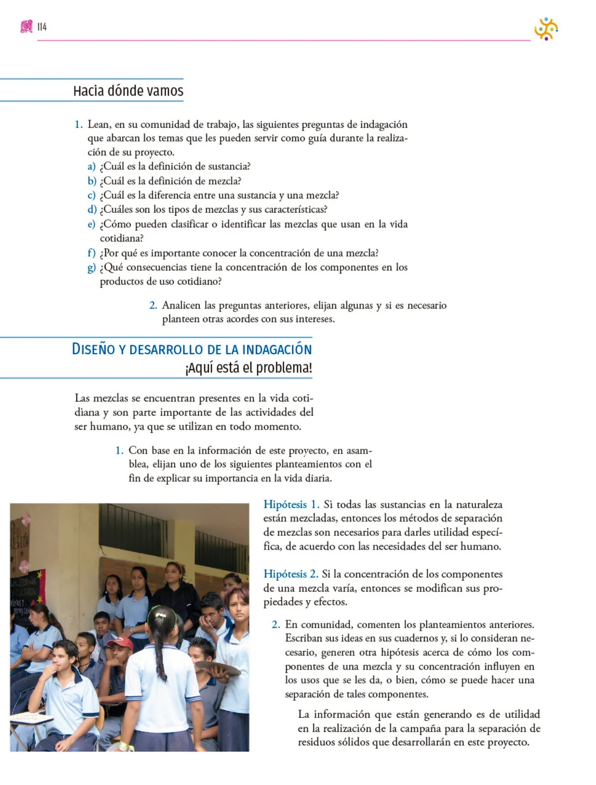 Página 115 de Colección Nanahuatzin. Nuestro libro de proyectos. Libro de Educación Secundaria Grado 3° Ciclo Escolar 2025 - 2026