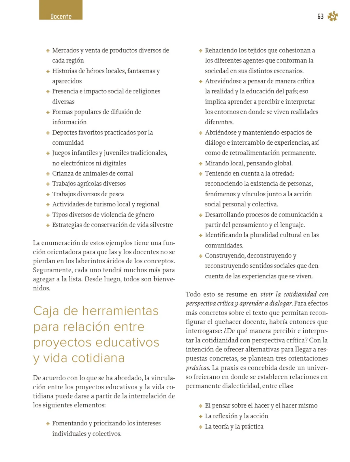 Página 64 de Un libro sin recetas, para la maestra y el maestro. Fase 4 Libro de Educación Primaria Grado 3°, 4° Ciclo Escolar 2025 - 2026