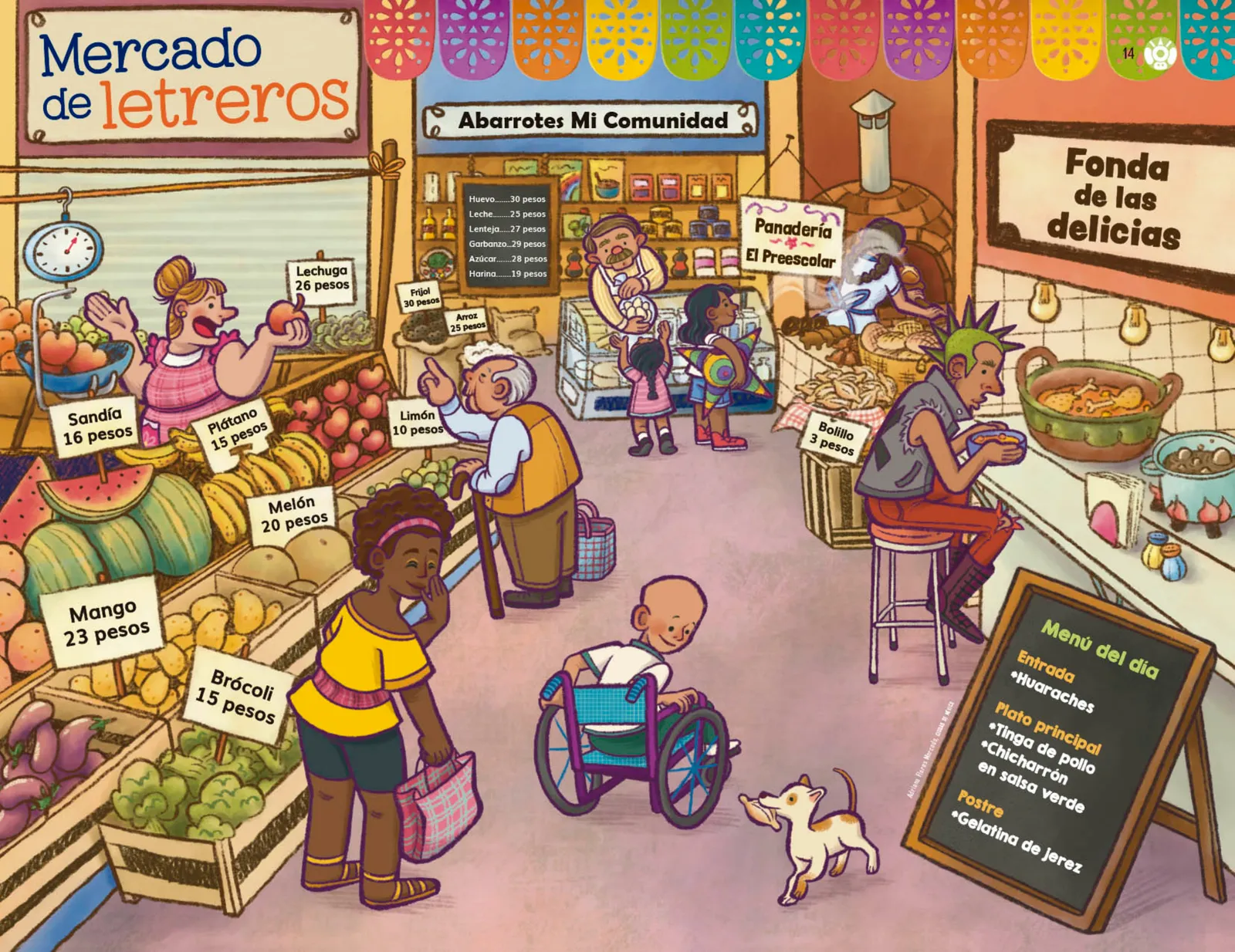Miniatura página 15 de Explorar e imaginar con mi libro de Preescolar.   Libro de Educación Preescolar Grado 3°  Ciclo Escolar 2025 - 2026