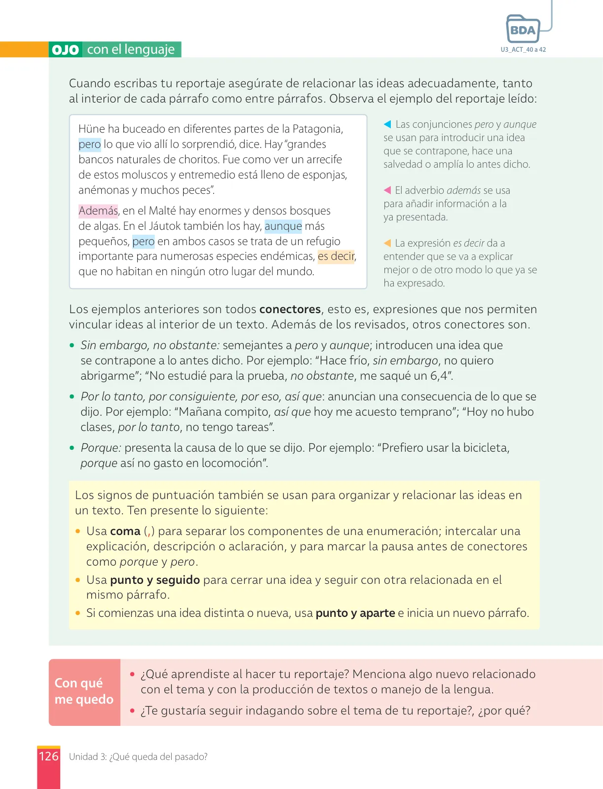 Miniatura página 128 de Lengua y Literatura – Octavo Básico | Texto del Estudiante MINEDUC – Descargar PDF · 2024