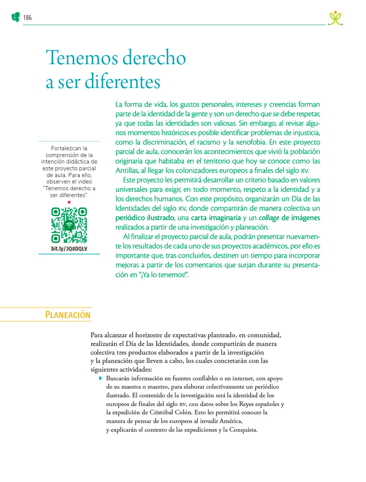 Página 187 de Colección Sk´asolil. Nuestro libro de Proyectos. Tomo I. Libro de Educación Telesecundaria Grado 2° Ciclo Escolar 2025 - 2026