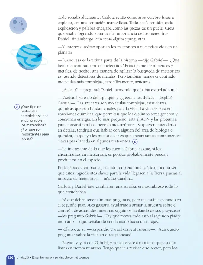 Página 138 de Lenguaje y Comunicación – Sexto Básico | Texto del Estudiante MINEDUC – Descargar PDF · 2024