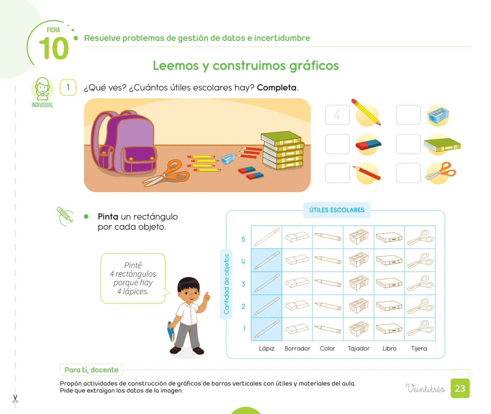 Miniatura página 25 de Cuadernillo de Matemática 1. Primer grado de Primaria · 2024