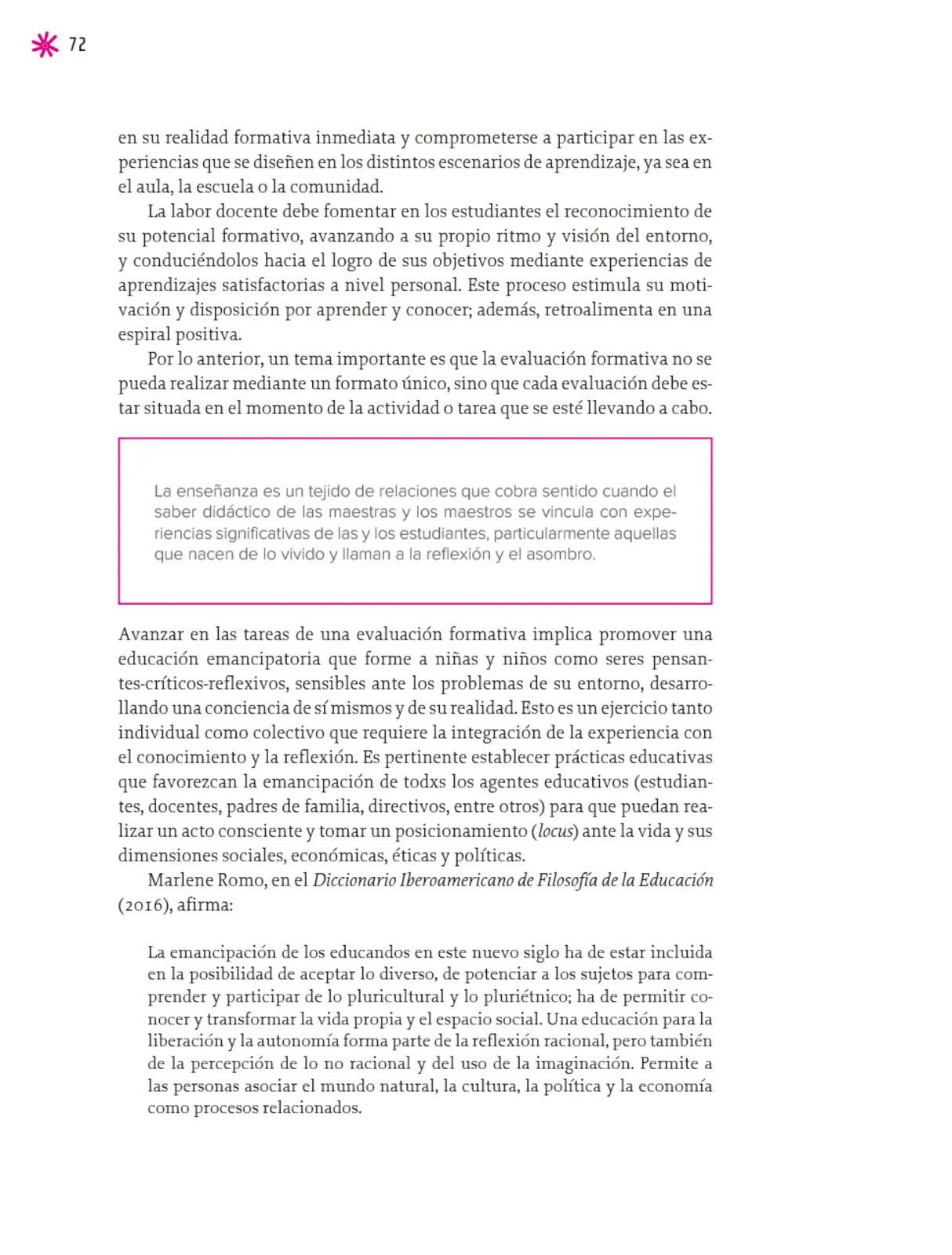 Miniatura página 73 de Un libro sin recetas, para la maestra y el maestro. Fase 5  Libro de Educación Primaria Grado 5°, 6°  Ciclo Escolar 2025 - 2026