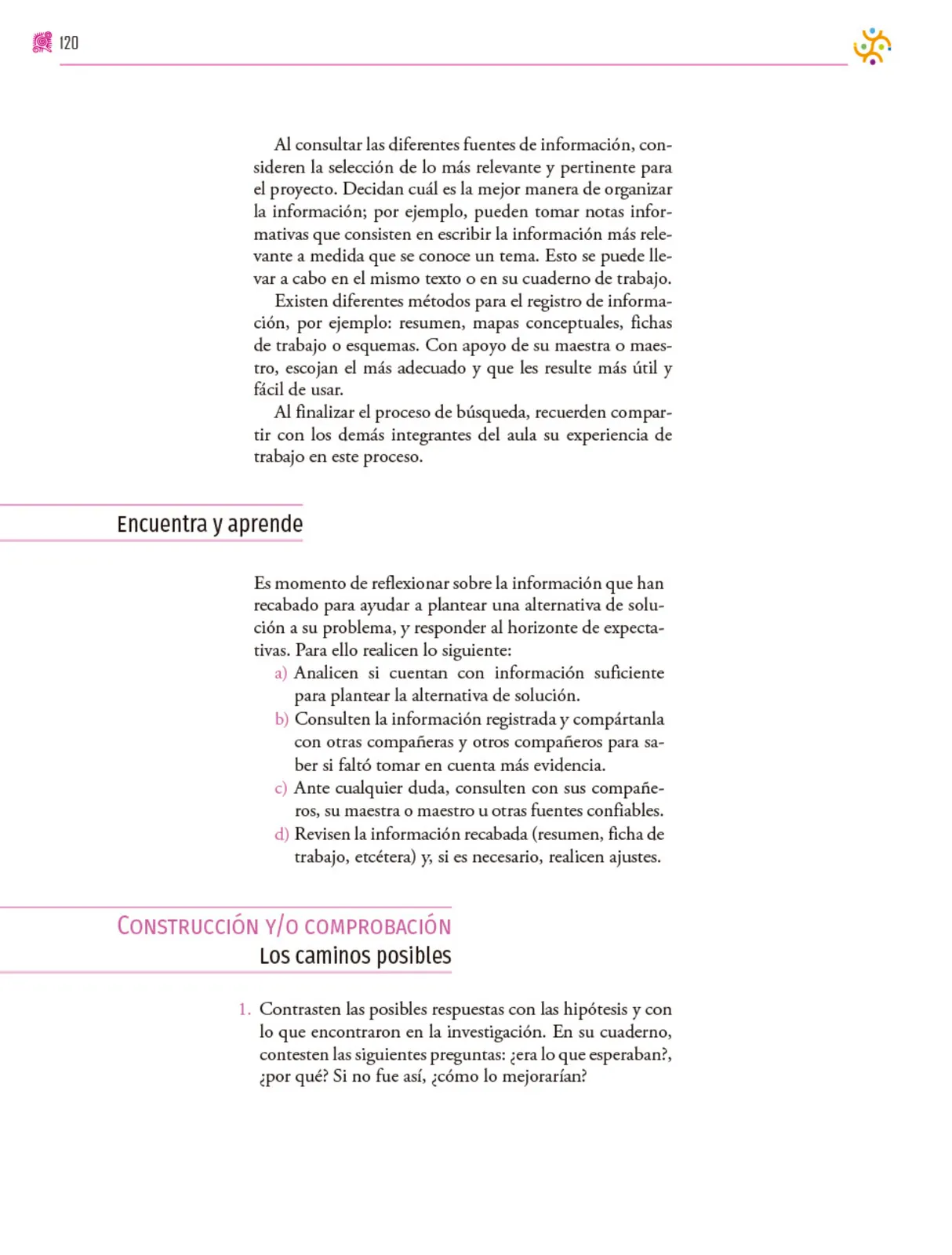 Miniatura página 121 de Colección Ximhai. Nuestro libro de proyectos.   Libro de Educación Secundaria Grado 1°  Ciclo Escolar 2025 - 2026