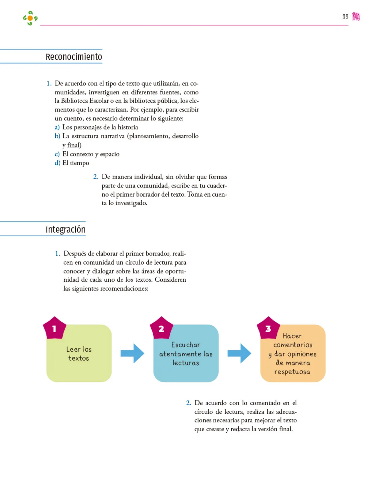 Miniatura página 40 de Colección Nanahuatzin. Nuestro libro de proyectos.   Libro de Educación Secundaria Grado 3°  Ciclo Escolar 2025 - 2026