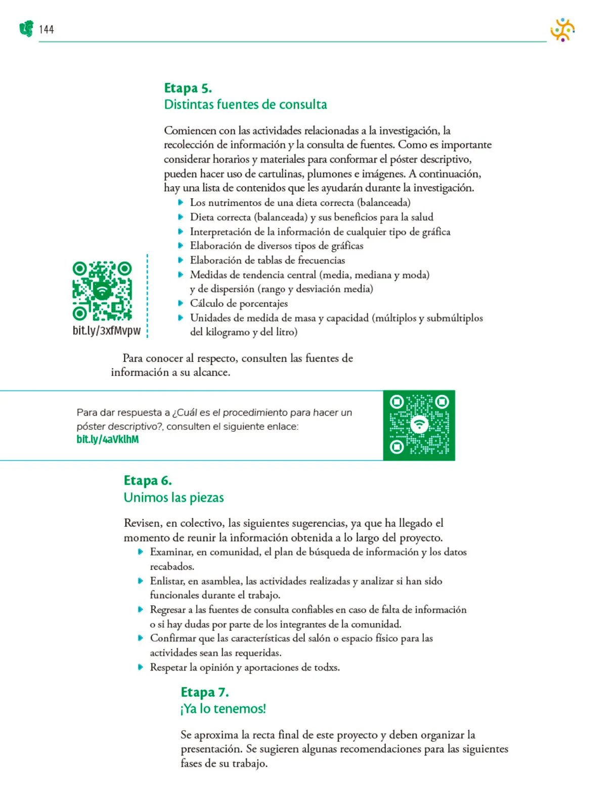 Miniatura página 145 de Colección Nanahuatzin. Nuestro libro de Proyectos.  Tomo II.  Libro de Educación Telesecundaria Grado 3°  Ciclo Escolar 2025 - 2026