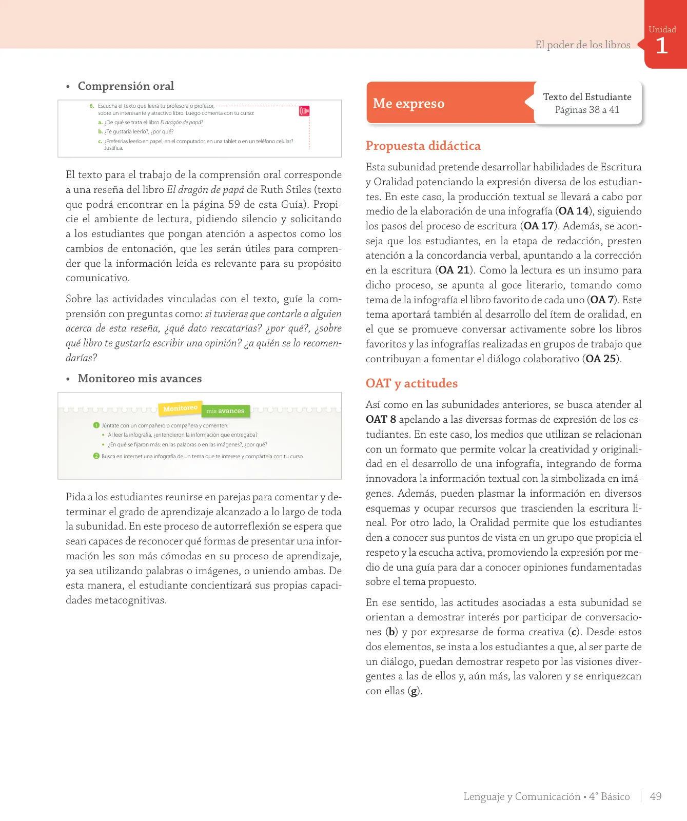 Página 51 de Lenguaje y Comunicación – Cuarto Básico | Texto del Estudiante MINEDUC – Descargar PDF · 2024