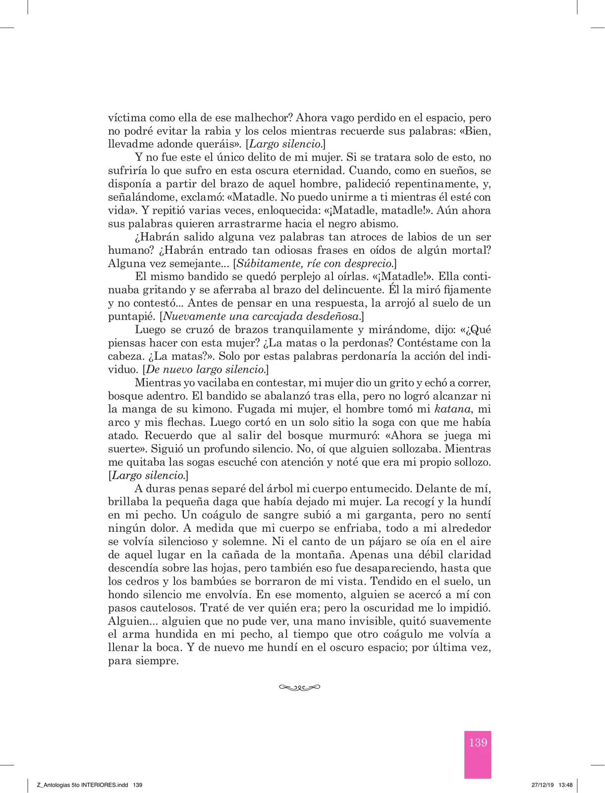 Miniatura página 141 de Antología literaria 5 · 2019