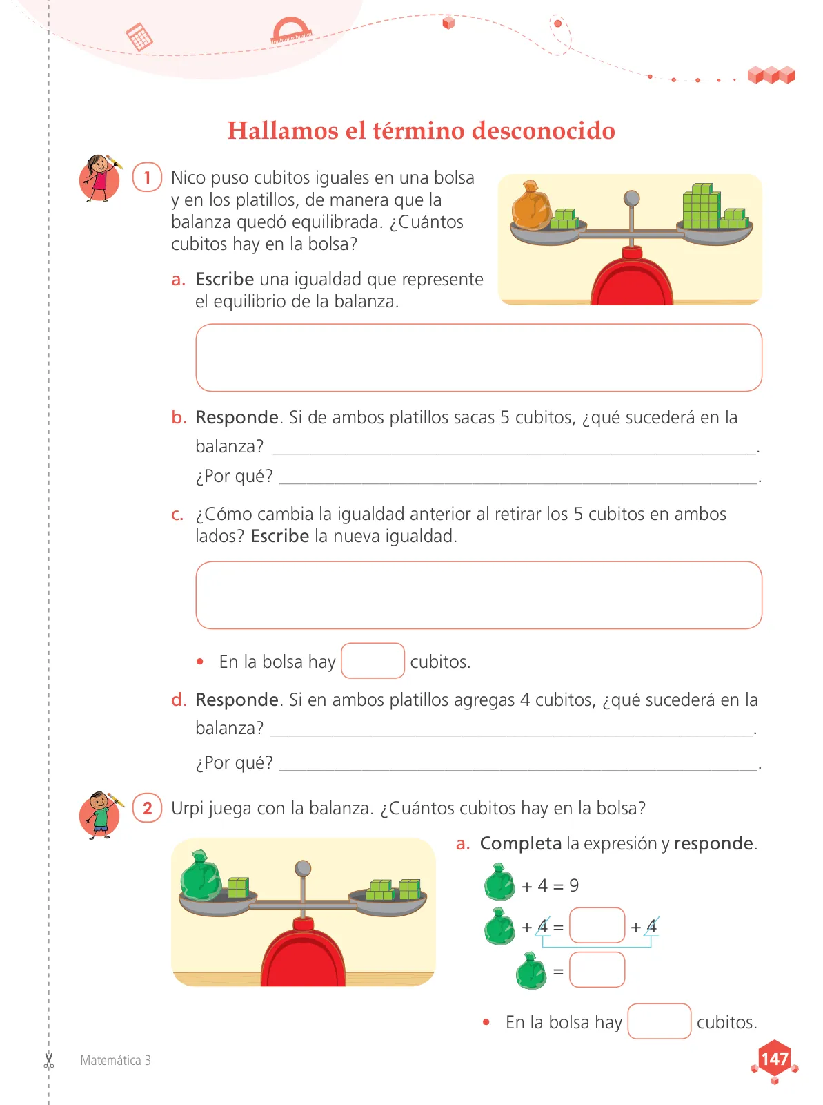 Miniatura página 149 de Matemática 3 : cuaderno de trabajo para tercer grado de Educación Primaria 2019 · 2019