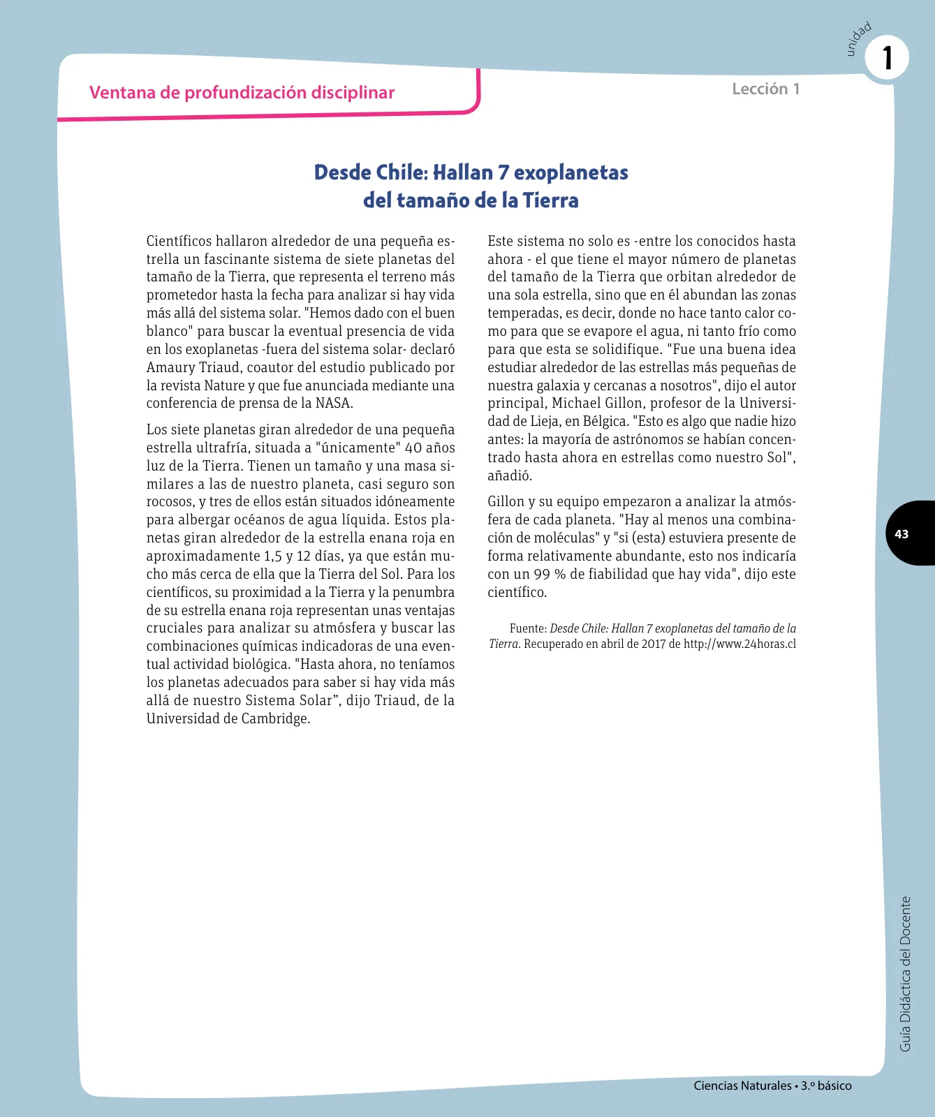Página 64 de Ciencias Naturales – Tercero Básico | Texto del Estudiante MINEDUC – Descargar PDF · 2024