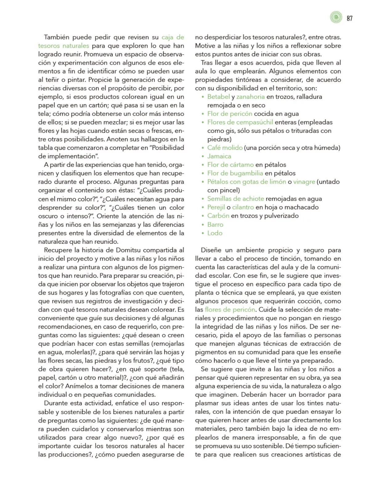 Página 88 de Modalidades de trabajo para la acción transformadora y el codiseño Libro de Educación Preescolar Grado 1°, 2°, 3° Ciclo Escolar 2025 - 2026
