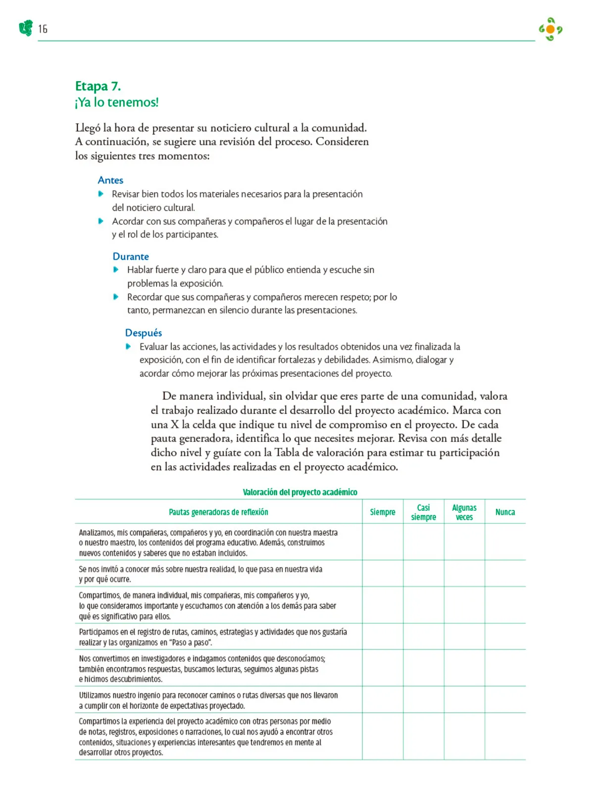 Miniatura página 17 de Colección Nanahuatzin. Nuestro libro de Proyectos.  Tomo III.  Libro de Educación Telesecundaria Grado 3°  Ciclo Escolar 2025 - 2026
